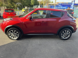 2017 Nissan Juke 1.2 Dig-T Tekna in Red — image 2