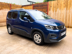2019 Peugeot Rifter 3 SEAT Auto Wheelchair Accessible Disabled Access Vehicle Wav in Blue — image 3