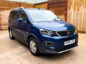 2019 Peugeot Rifter 3 SEAT Auto Wheelchair Accessible Disabled Access Vehicle Wav in Blue — image 4