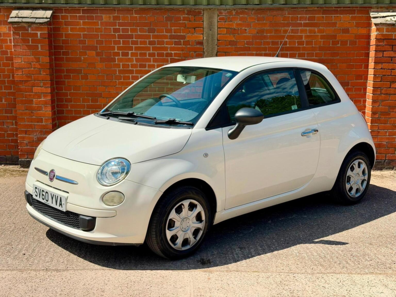 2010 Fiat 500 1.2 Pop Euro 5 (s/s) 3dr in White — image 1