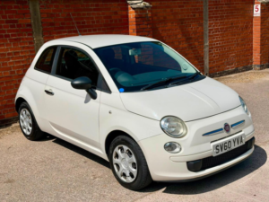 2010 Fiat 500 1.2 Pop Euro 5 (s/s) 3dr in White — image 2