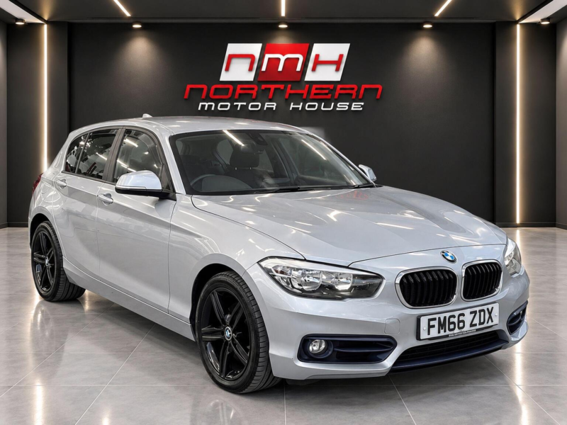 2017 BMW 1 Series 2.0 118d Sport Auto Euro 6 (s/s) 5dr in Silver — image 1