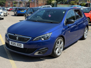 2015 Peugeot 308 1.2 Puretech Gt Line Euro 6 (s/s) 5dr in Blue — image 3