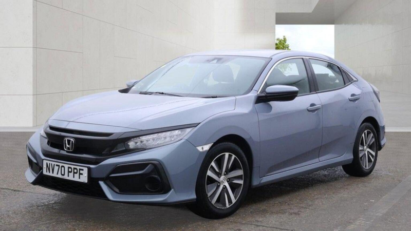 2021 Honda Civic 1.0 Vtec Turbo Se CVT Euro 6 (s/s) 5dr in Grey — image 1