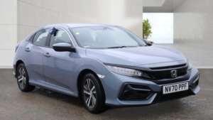 2021 Honda Civic 1.0 Vtec Turbo Se CVT Euro 6 (s/s) 5dr in Grey — image 2