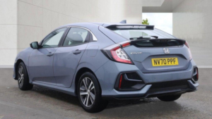 2021 Honda Civic 1.0 Vtec Turbo Se CVT Euro 6 (s/s) 5dr in Grey — image 3