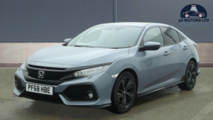 2019 Honda Civic 1.5 Vtec Turbo Gpf Sport CVT Euro 6 (s/s) 5dr in Grey — image 2
