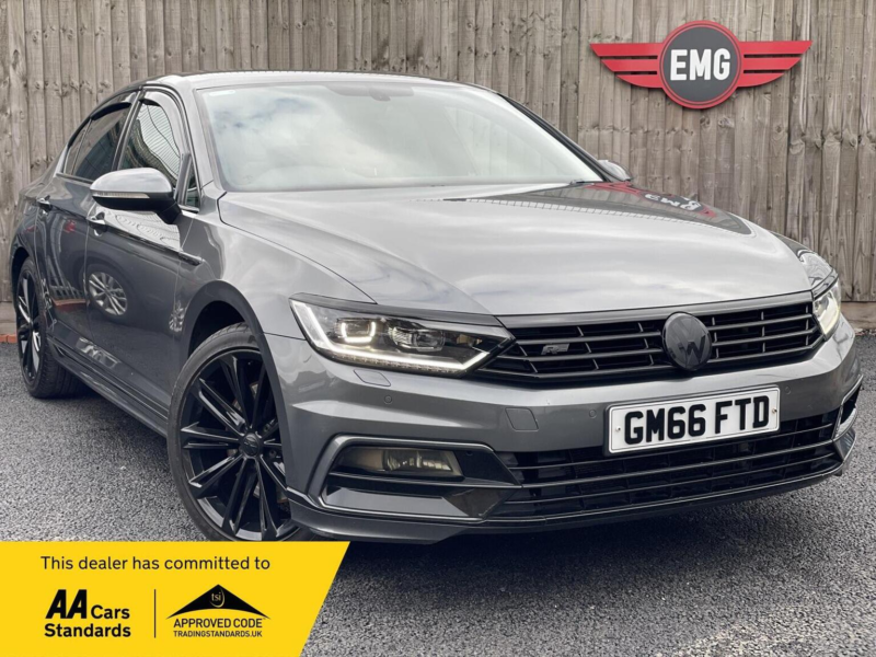 2017 Volkswagen Passat 2.0 Bitdi Bluemotion Tech R-Line DSG 4motion Euro 6 (s/s) 4dr in Grey — image 1