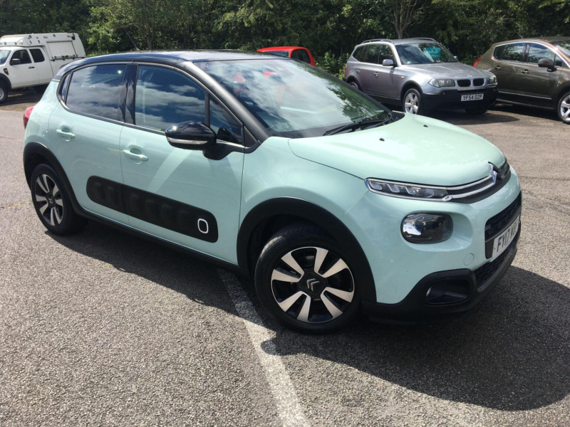 2017 Citroen C3 1.2 Puretech Flair Euro 6 (s/s) 5dr in Green — image 1