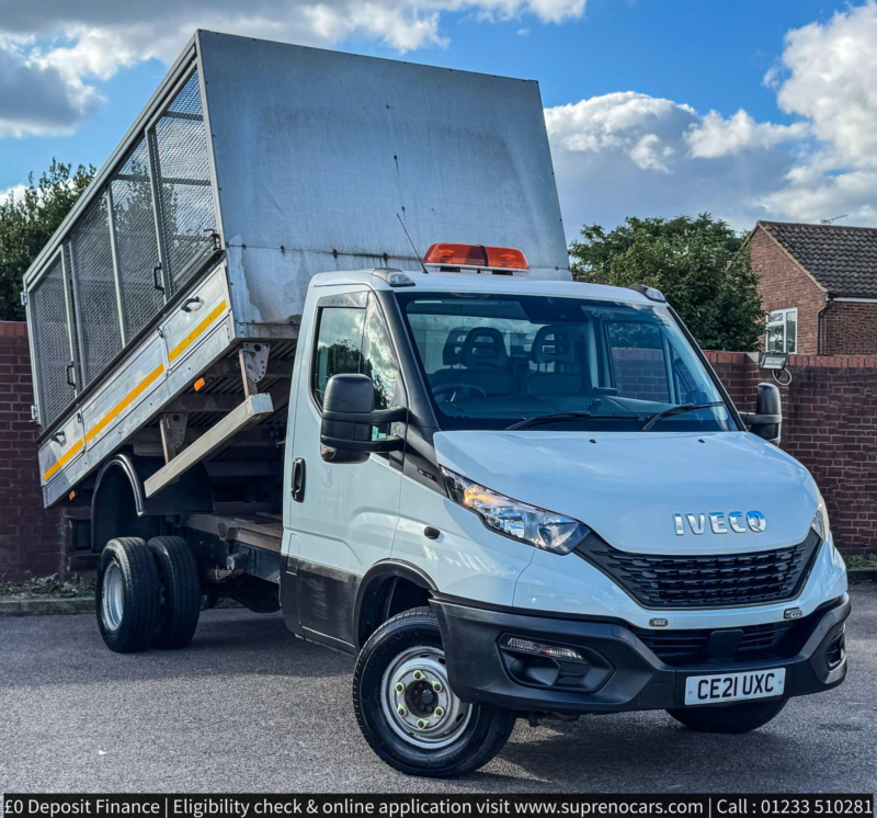 2021 Iveco Daily 3.0d Hpi 18v 65c 4100 Chassis Cab 2dr Diesel Manual Lwb Euro 6 (drw) (180 Ps) in White — image 1