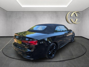 2020 Audi A5 Cabriolet 2.0 Tfsi 40 S Line S Tronic Euro 6 (s/s) 2dr in Black — image 4