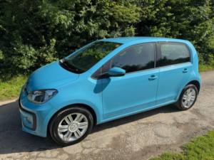 2017 Volkswagen Up! 1.0 Bluemotion Tech High Up! Asg Euro 6 (s/s) 5dr in Blue — image 2