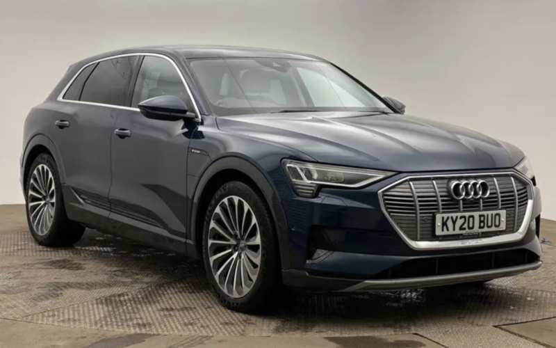 2020 Audi E-Tron 55 SUV 5dr Electric Auto Quattro 95kwh (408 Ps) in Blue — image 1