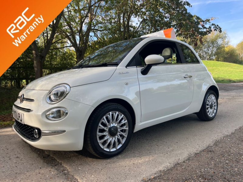 2021 Fiat 500 1.0 Mhev Dolcevita Hatchback 3dr Petrol Manual Euro 6 (s/s) (70 Bhp) in White — image 1
