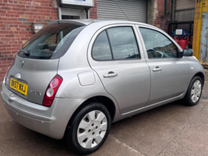 2007 Nissan Micra 1.2 16v Spirita 5dr in Silver — image 2
