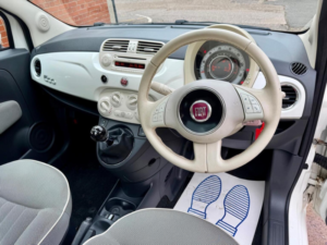2014 Fiat 500 1.2 Lounge Euro 6 (s/s) 3dr in White — image 4