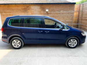 2019 Volkswagen Sharan 4 SEAT Auto Wheelchair Accessible Disabled Access Vehicle Wav in Blue — image 3
