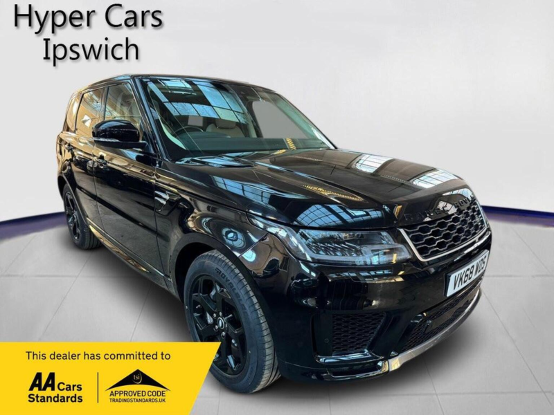 2018 Land Rover Range Rover Sport 2.0 P400e 13.1kwh Hse Auto 4WD Euro 6 (s/s) 5dr in Black — image 1