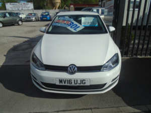 2016 Volkswagen Golf 1.4 Tsi Bluemotion Tech Match Edition Hatchback 5dr Petrol Manual Euro 6 (s/s) (125 Ps) in White — image 2