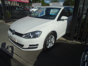 2016 Volkswagen Golf 1.4 Tsi Bluemotion Tech Match Edition Hatchback 5dr Petrol Manual Euro 6 (s/s) (125 Ps) in White — image 3