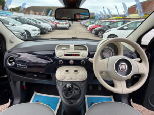 2011 Fiat 500 1.2 Lounge Euro 5 (s/s) 3dr in Blue — image 2