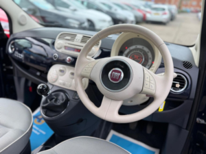 2011 Fiat 500 1.2 Lounge Euro 5 (s/s) 3dr in Blue — image 3