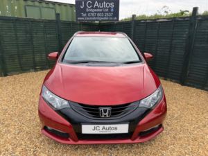 2014 Honda Civic 1.6 I-Dtec Ex Plus Tourer Euro 5 (s/s) 5dr in Red — image 3
