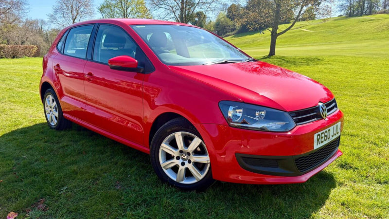 2010 Volkswagen Polo 1.4 Se DSG Euro 5 5dr in Red — image 1