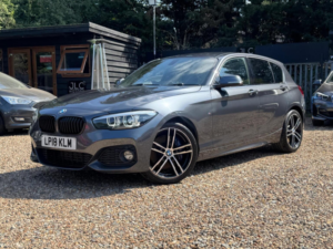 2018 BMW 1 Series 1.5 118i M Sport Shadow Edition Euro 6 (s/s) 5dr in Grey — image 3