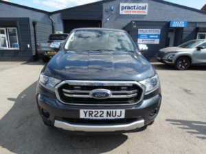 2022 Ford Ranger 2.0 Ecoblue Limited Auto 4WD Euro 6 (s/s) 4dr in Grey — image 2