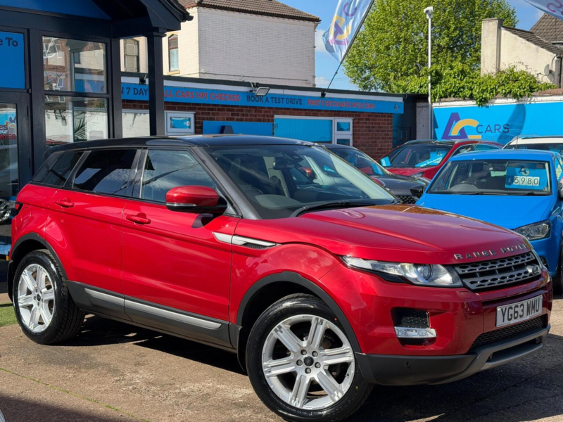 2013 Land Rover Range Rover Evoque 2.2 Sd4 Pure Tech Auto 4WD Euro 5 (s/s) 5dr in Red — image 1