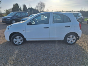 2015 Nissan Micra 1.2 Visia Euro 5 5dr in White — image 5