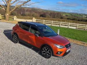 2018 SEAT Arona 1.6l Fr Sport Tdi SUV 5dr Diesel Manual Euro 6 (114 Bhp) in Orange — image 3