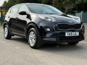 2019 Kia Sportage 1.6 Crdi 1 SUV 5dr Diesel Manual Euro 6 (s/s) (114 Bhp) in Black — image 3