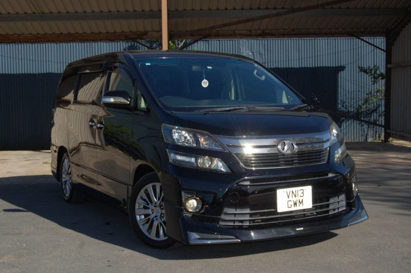 2013 Toyota Vellfire 3.5z Golden Eyes in Black — image 1