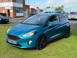 2017 Ford Fiesta 1.0t Ecoboost Zetec Hatchback 3dr Petrol Manual Euro 6 (s/s) (100 Ps) in Blue — image 4