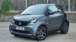 2016 Smart Fortwo 1.0 Prime (premium) Twinamic Euro 6 (s/s) 2dr in Grey — image 2