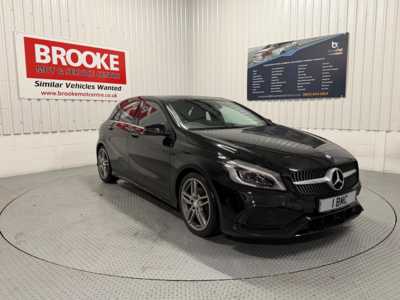 2017 Mercedes-Benz A Class 2.1 A200d Amg Line (premium Plus) 7g-Dct Euro 6 (s/s) 5dr in Black — image 1