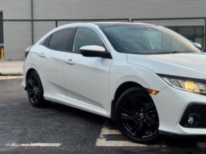 2017 Honda Civic 1.0 Vtec Turbo Ex Euro 6 (s/s) 5dr in White — image 3