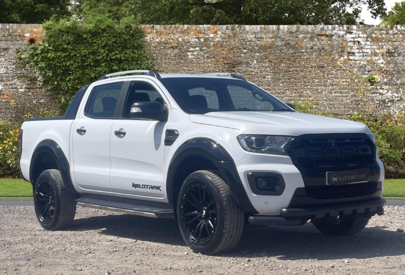 2022 Ford Ranger 2.0 Ecoblue Wildtrak Auto 4WD Euro 6 (s/s) 4dr in White — image 1
