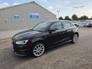 2018 Audi A1 1.0 Tfsi S Line Sportback Euro 6 (s/s) 5dr (nav) in Black — image 3