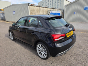 2018 Audi A1 1.0 Tfsi S Line Sportback Euro 6 (s/s) 5dr (nav) in Black — image 4