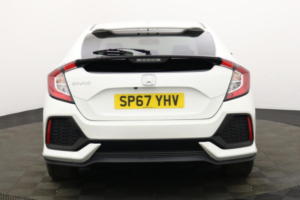 2017 Honda Civic 1.0 Vtec Turbo Ex Hatchback 5dr Petrol Manual Euro 6 (s/s) (129 Ps) in White — image 6