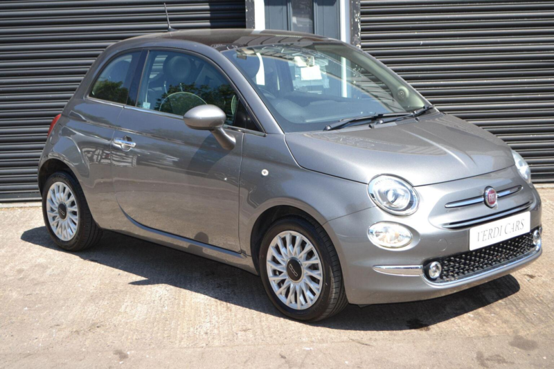 2018 Fiat 500 1.2 Lounge Euro 6 (s/s) 3dr in Grey — image 1