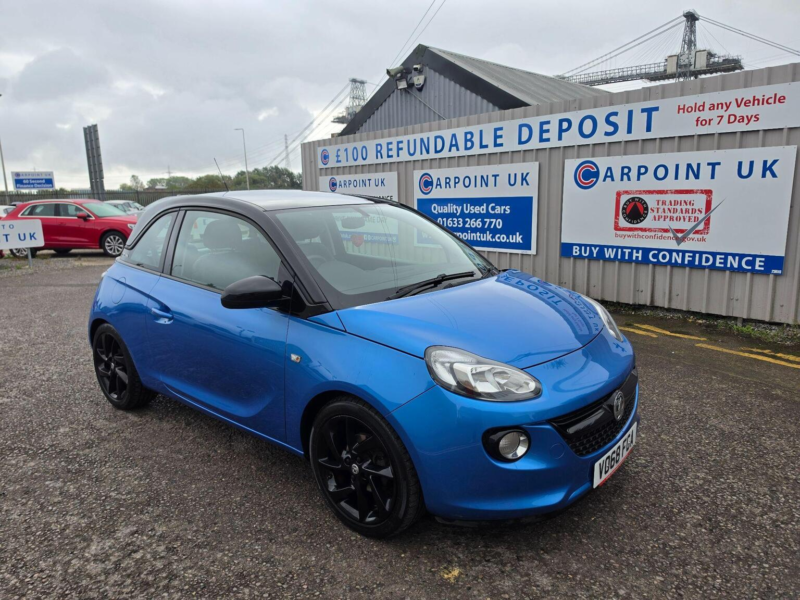 2018 Vauxhall Adam 1.2i Energised Euro 6 3dr in Blue — image 1