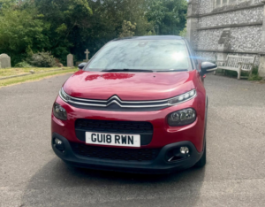 2018 Citroen C3 1.2 Puretech Flair Euro 6 (s/s) 5dr in Red — image 3