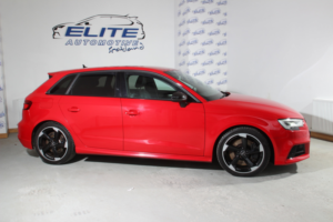 2017 Audi S3 2.0 Tfsi Black Edition Sportback 5dr Petrol S Tronic Quattro Euro 6 (s/s) (310 Ps) in Red — image 2