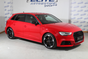 2017 Audi S3 2.0 Tfsi Black Edition Sportback 5dr Petrol S Tronic Quattro Euro 6 (s/s) (310 Ps) in Red — image 3