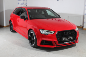 2017 Audi S3 2.0 Tfsi Black Edition Sportback 5dr Petrol S Tronic Quattro Euro 6 (s/s) (310 Ps) in Red — image 6