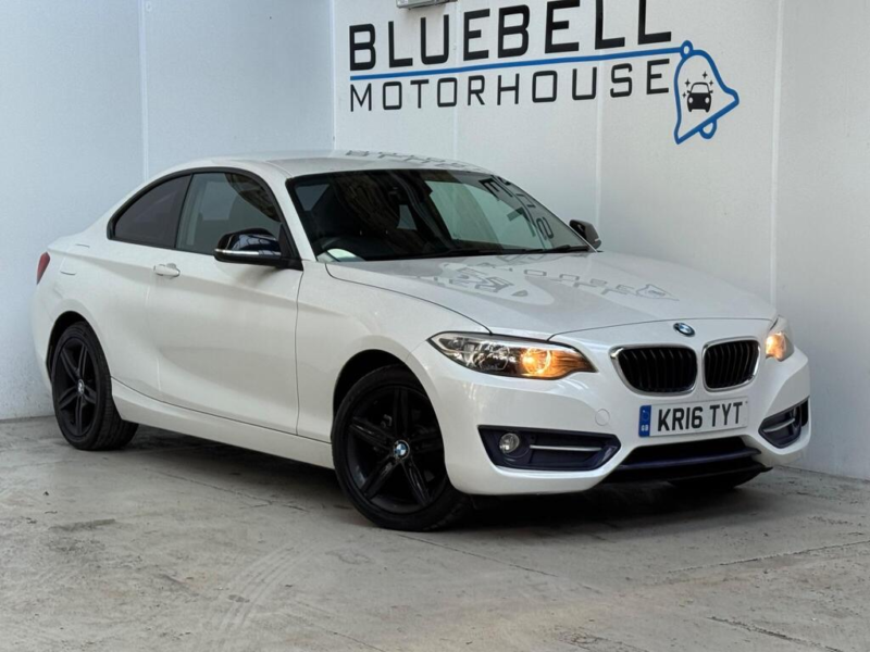 2016 BMW 2 Series 1.5 218i Sport Euro 6 (s/s) 2dr in White — image 1